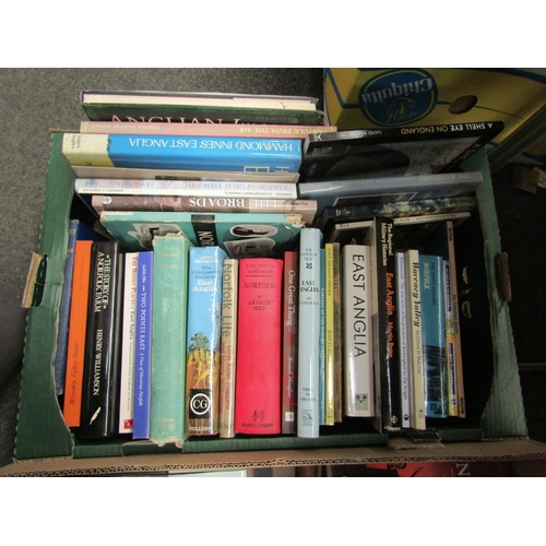 1227 - Two boxes of Norfolk and Suffolk related books