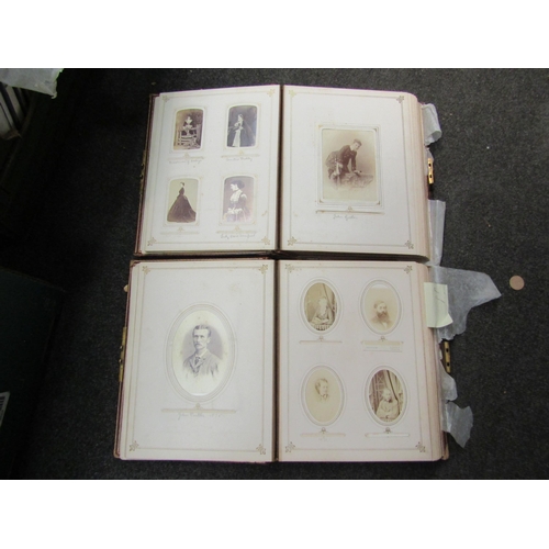 1237 - Two 19th Century cartes-de-visite albums including Queen Victoria, Prince Albert, King Edward and Qu... 