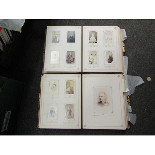 1237 - Two 19th Century cartes-de-visite albums including Queen Victoria, Prince Albert, King Edward and Qu... 