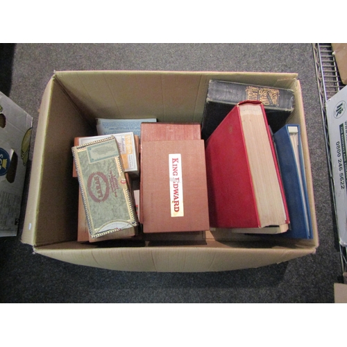 1487 - Two boxes of stamps, albums, loose examples, Silver Jubilee, world examples etc