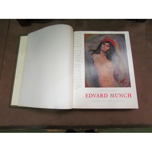 4118 - Edward Munch. Woman and Eros, Oslo 1957 with two other works, three volumes in one