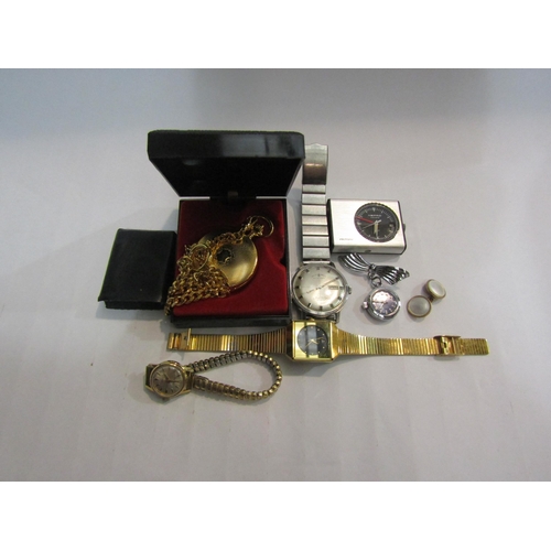 4389 - A tray containing mixed mens and ladies watches including Sully special