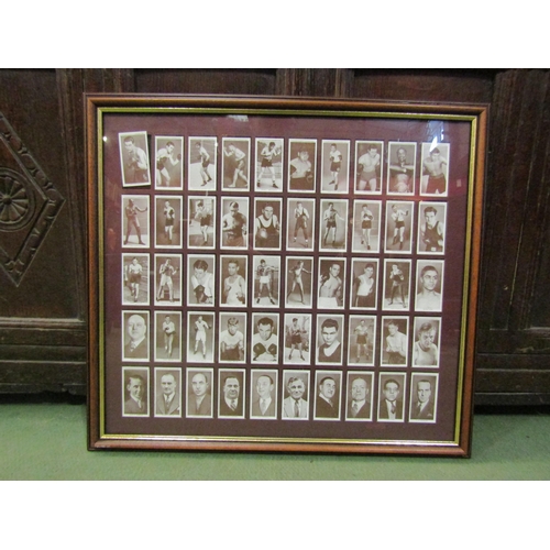 4419 - A framed and glazed set of W.A. Churchill 