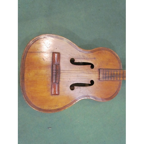 4017 - An all wood acoustic vintage guitar