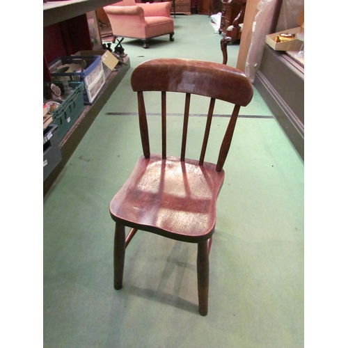 4239 - Circa 1860 an elm and ash child's stickback chair