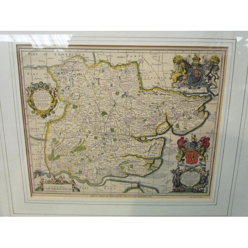 4294 - A collection of prints to include map of Norfolk & Suffolk and Cambridge and prints from Shakespeare... 