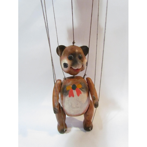 4304 - Mid 20th century painted articulated puppet on strings