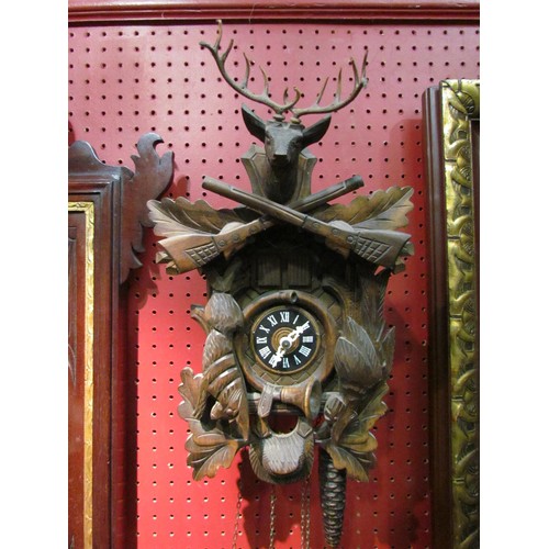 4054 - A Black Forest style cuckoo clock, a/f