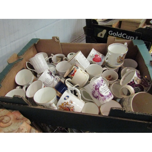 1414 - A large quantity of Royal Commemorative cups, mugs dating from 1980's onwards