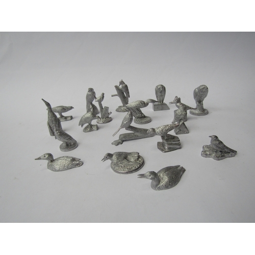 1358 - A group of 18 minature lead Birds of Canada figures, most marked 