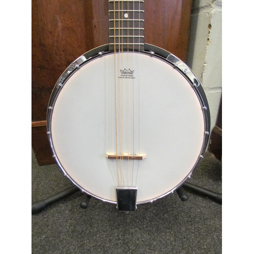 1045 - A Martin Smith banjo-guitar, six string