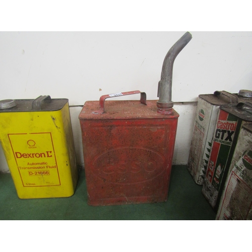 9037 - An Esso fuel can with spout