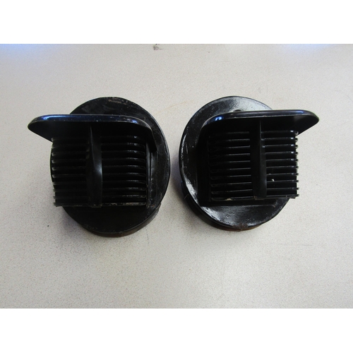 9055 - A pair of second world war lens blackout shields 