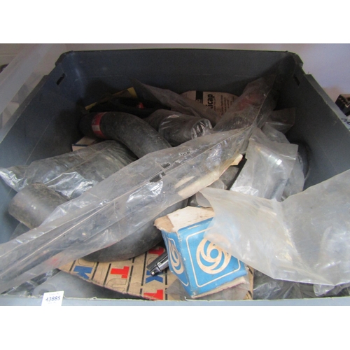 9111 - A box of mixed new old stock spares including hoses, etc