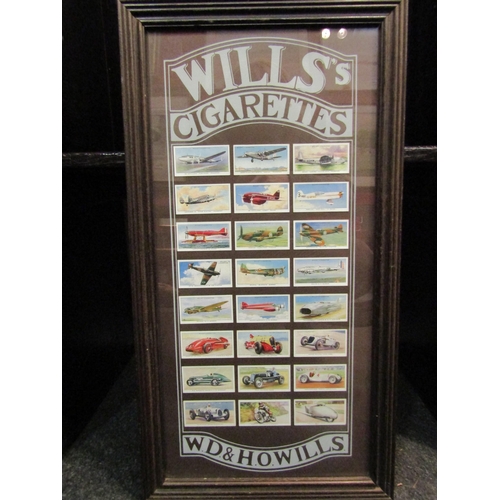 1020 - Will's cigarette cards depicting aeroplanes and racing cars 