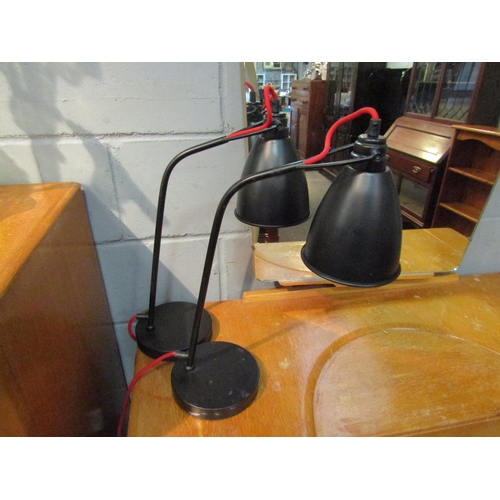 1028 - A pair of modern desk lamps   (E) £15-20