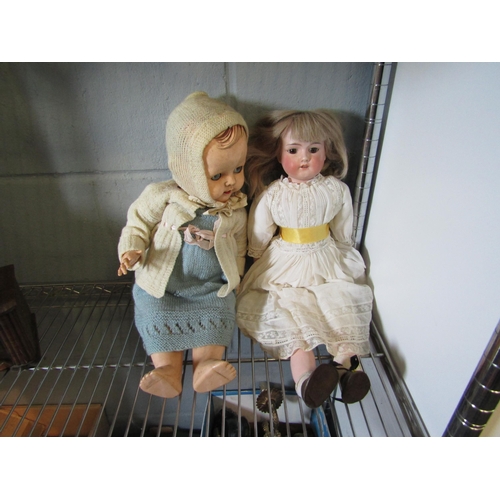 1270 - Two dolls, including a sleepy eyes example   (R) £0