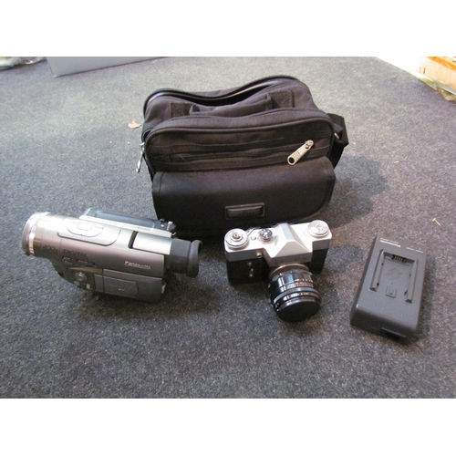 1416 - A Zeni-B camera and a Panasonic video camera