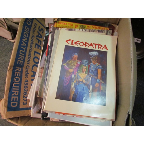 1460 - A quantity of ephemera including theatre and film programmes, 