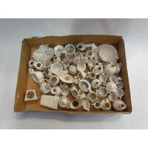 4336 - A collection of crested china ware