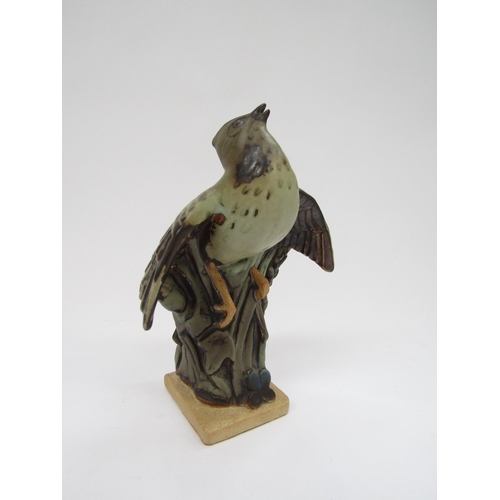 7004 - A Bing and Grondahl stoneware figure of a Lark designed by Karl Otto-Johansen, No.7035 to base, 23cm... 