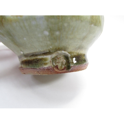 7111 - MIKE DODD (b.1943) A studio pottery Yunomi with impressed potters seal, originally purchased from Go... 