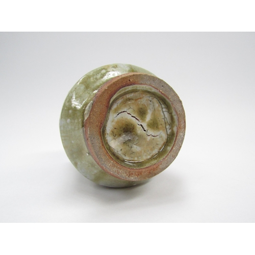 7111 - MIKE DODD (b.1943) A studio pottery Yunomi with impressed potters seal, originally purchased from Go... 