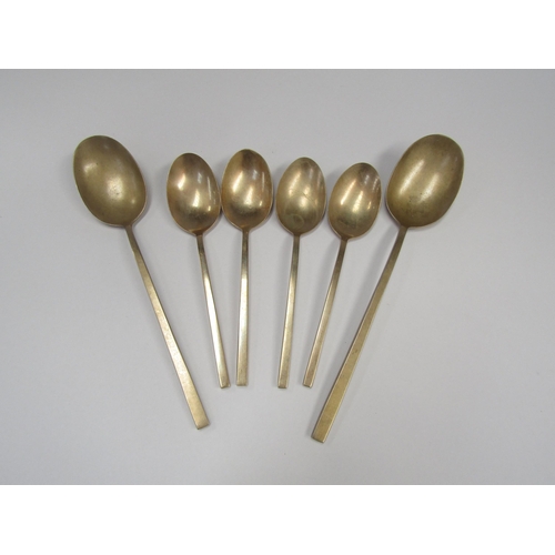 7266 - Six mid Century Danish spoons by Sigvard Bernadotte     (C)