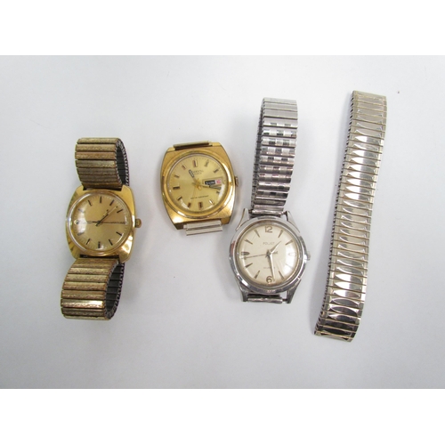 1271 - Three vintage gents watches Roamer Vanguard, Poljot USSR and Ingersoll  (R)  £45