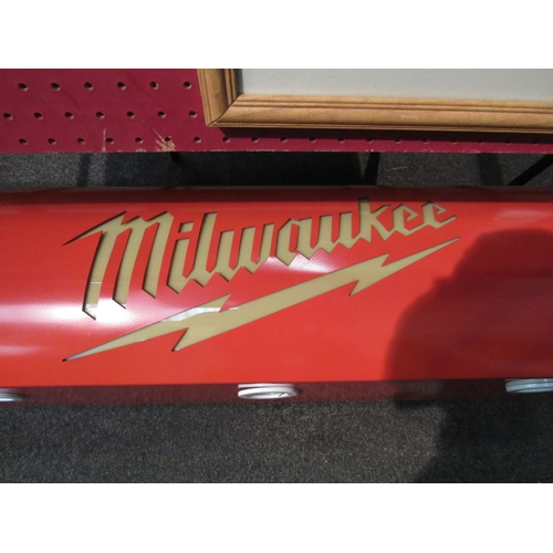 1125 - A Milwaukee advertising display down lighter, 100cm long   (R)  £40 M