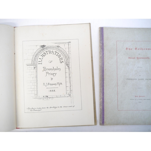 9051 - Frederick Danby Palmer: 'The Tolhouse at Great Yarmouth', 1884, 1st edition, 6 plates as called for,... 