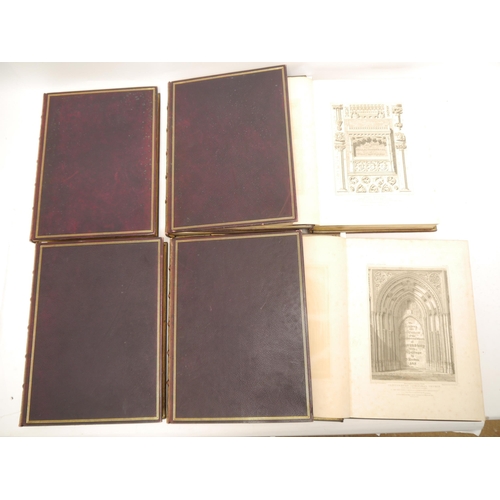 9079 - John Britton: 'Cathedral Antiquities of England', London, Longman, 1814-1836, 14 volume complete set... 