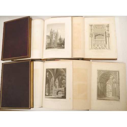 9079 - John Britton: 'Cathedral Antiquities of England', London, Longman, 1814-1836, 14 volume complete set... 