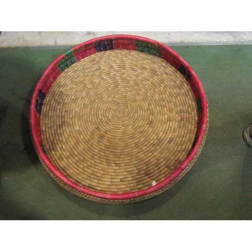 A woven container for teff grau, used to make Injera, a staple