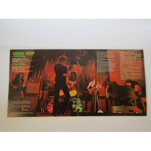 8002 - Two LP's on the Vertigo swirl label; May Blitz 'May Blitz' (6360 007, vinyl G, sleeve VG) and Uriah ... 