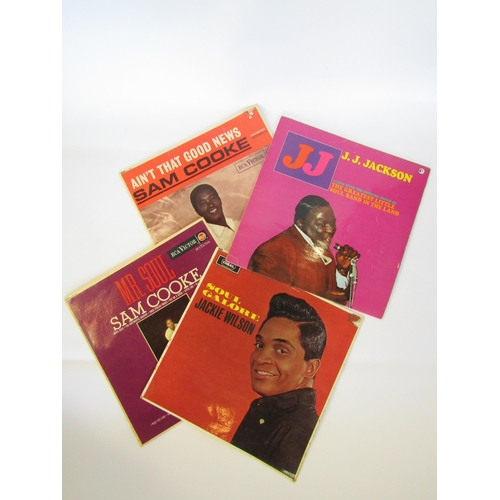 8012 - Four Soul LP's to include J.J. Jackson 'But It's Alright' (JHL 104), Sam Cooke 'Mr Soul' (RD-7539) a... 