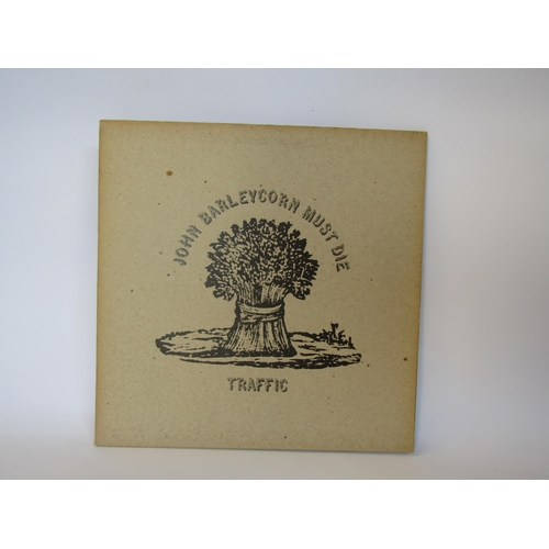 8014 - TRAFFIC: 'John Barleycorn Must Die' LP on Island Records (ILPS-9116), smooth pink labels, textured g... 