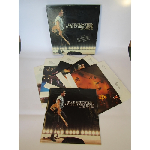 8018 - BRUCE SPRINGSTEEN & THE E STREET BAND: 'Live/1975-85' 5xLP box set with booklet (vinyl and box VG)