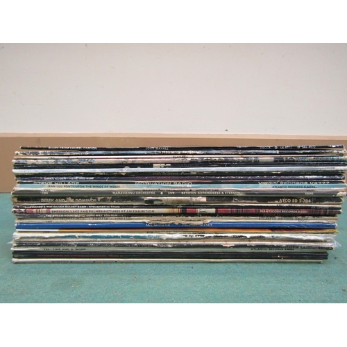 8021 - A collection of LP's to include Mountain, John Mayall, Steve Hillage, Jean Luc Ponty, Mahavishnu Orc... 