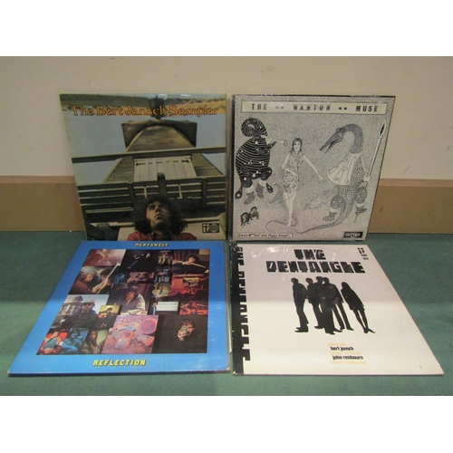 8032 - A group of Folk LP's to include Pentangle 'The Pentangle' (TRA 162) and 'Reflection' (TRA 240), Bert... 