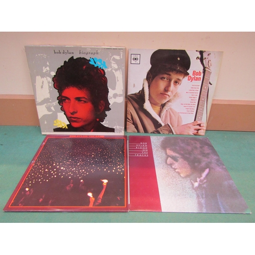 8055 - BOB DYLAN: Three LP's to include 'Bob Dylan' (CBS 32001), 'Blood On The Tracks' (S 69097) and 'Befor... 