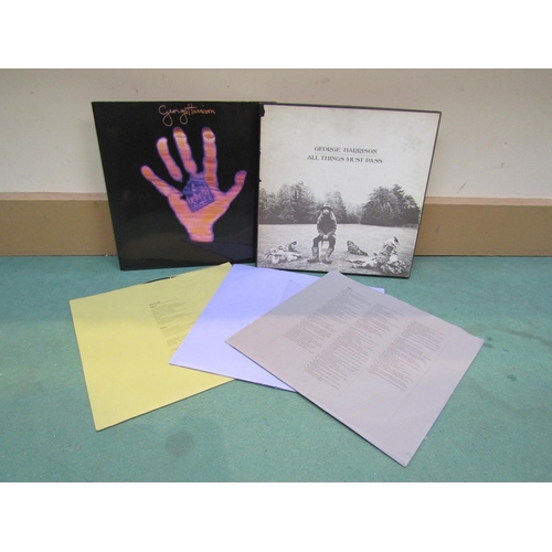 8060 - GEORGE HARRISON: 'All Things Must Pass' 3xLP box set (APPLE STCH 639) (vinyl and inners VG+, box VG,... 