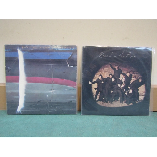 8068 - WINGS: Two LP's to include 'Band On The Run' (PAS 10007, vinyl G+, sleeve VG+, tape repair to inner ... 