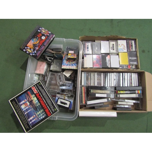8108 - Three boxes of Drum and Bass cassettes and videos
