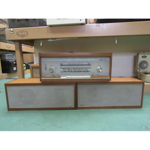 8178 - A 1960's Loewe Opta L040 valve amplifier and accompanying speakers    (R) £80