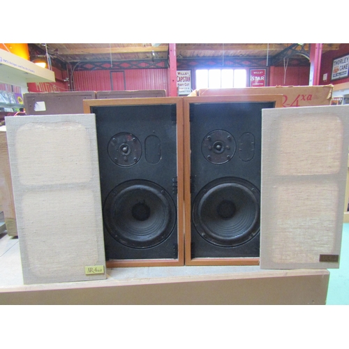 8225 - A boxed pair of Acoustic Research AR-4XA speakers