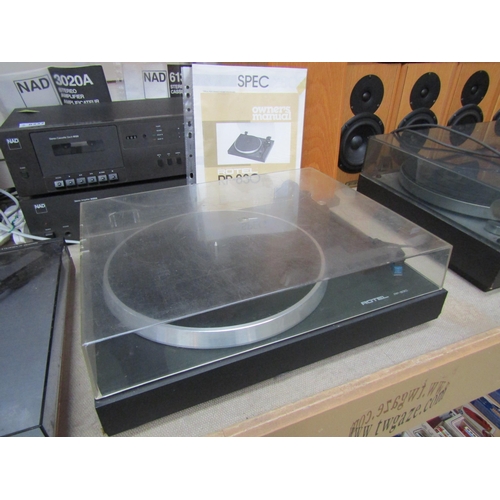 8236 - A Rotel RP-830 belt drive turntable