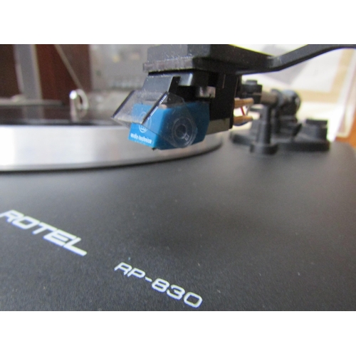 8236 - A Rotel RP-830 belt drive turntable