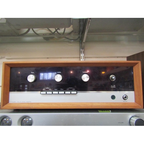 8244 - A Sugden Class A stereo amplifier, serial no. A2130443