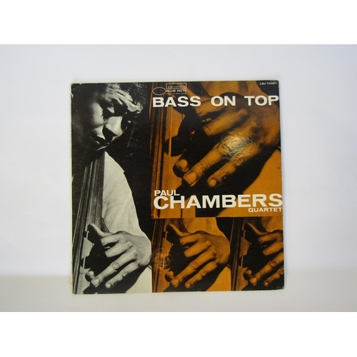 8013 - PAUL CHAMBERS: 'Bass On Top' Jazz LP (LNJ-70081), Japanese reissue on Blue Note (vinyl EX, sleeve VG... 